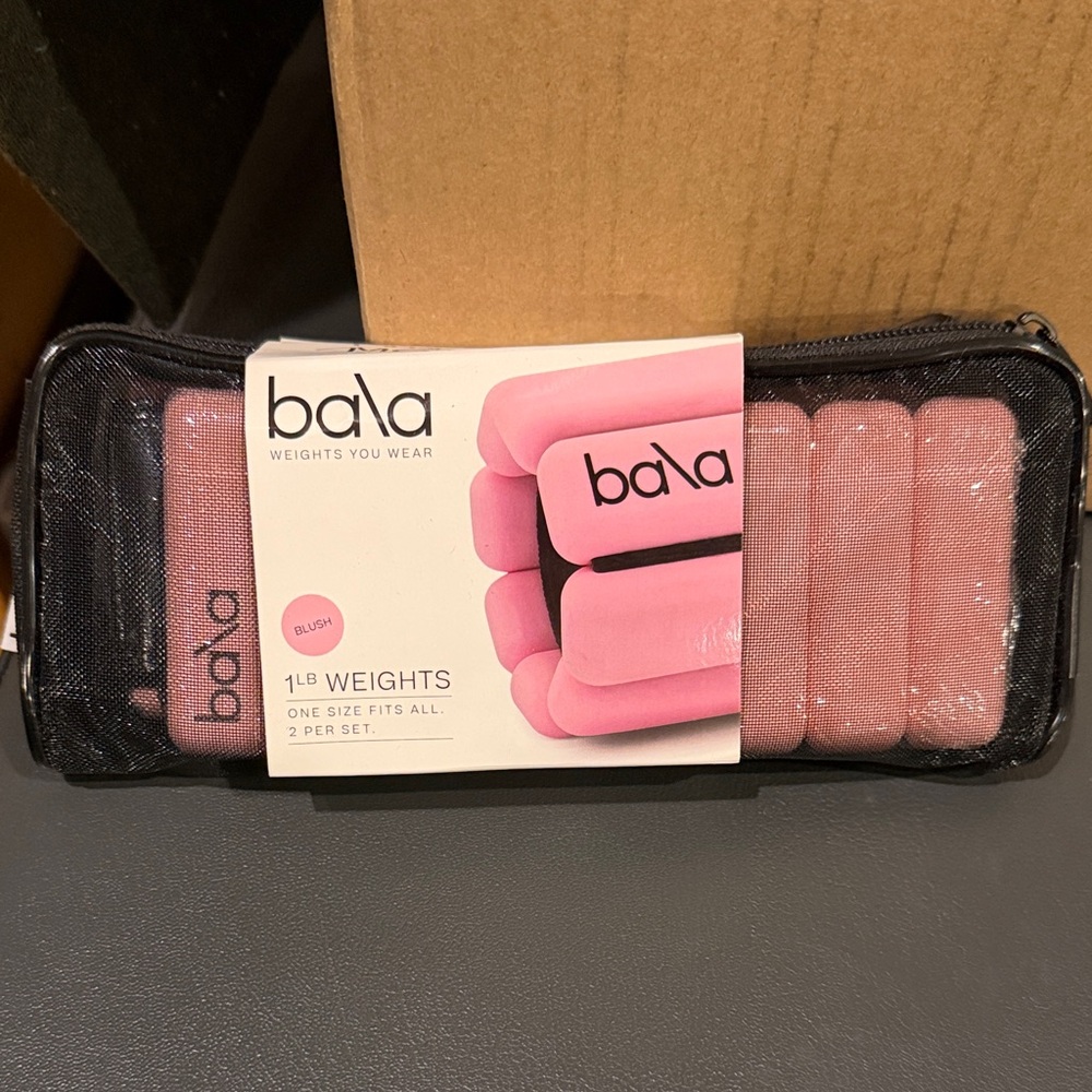 Brand new sealed Bala Blush 1lb Weights